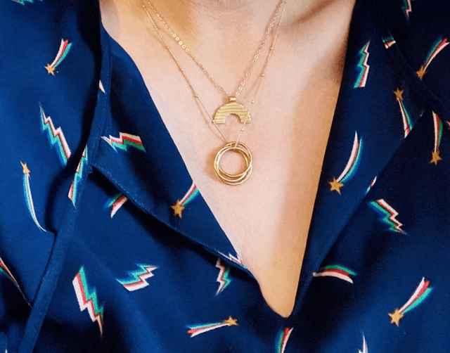 Gold Anastasia Necklace