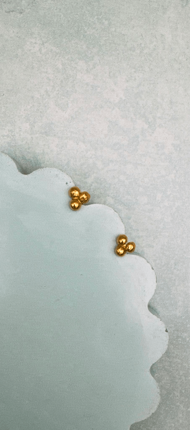 Gold Fused Studs