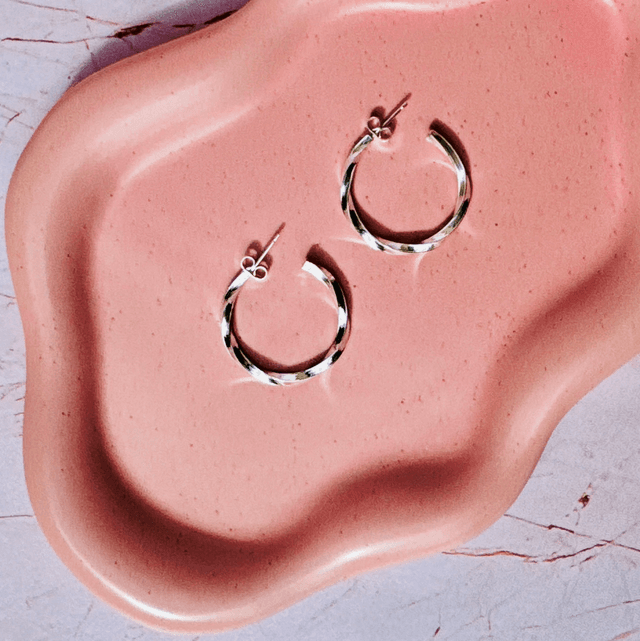 Twisted Hoops (Medium)