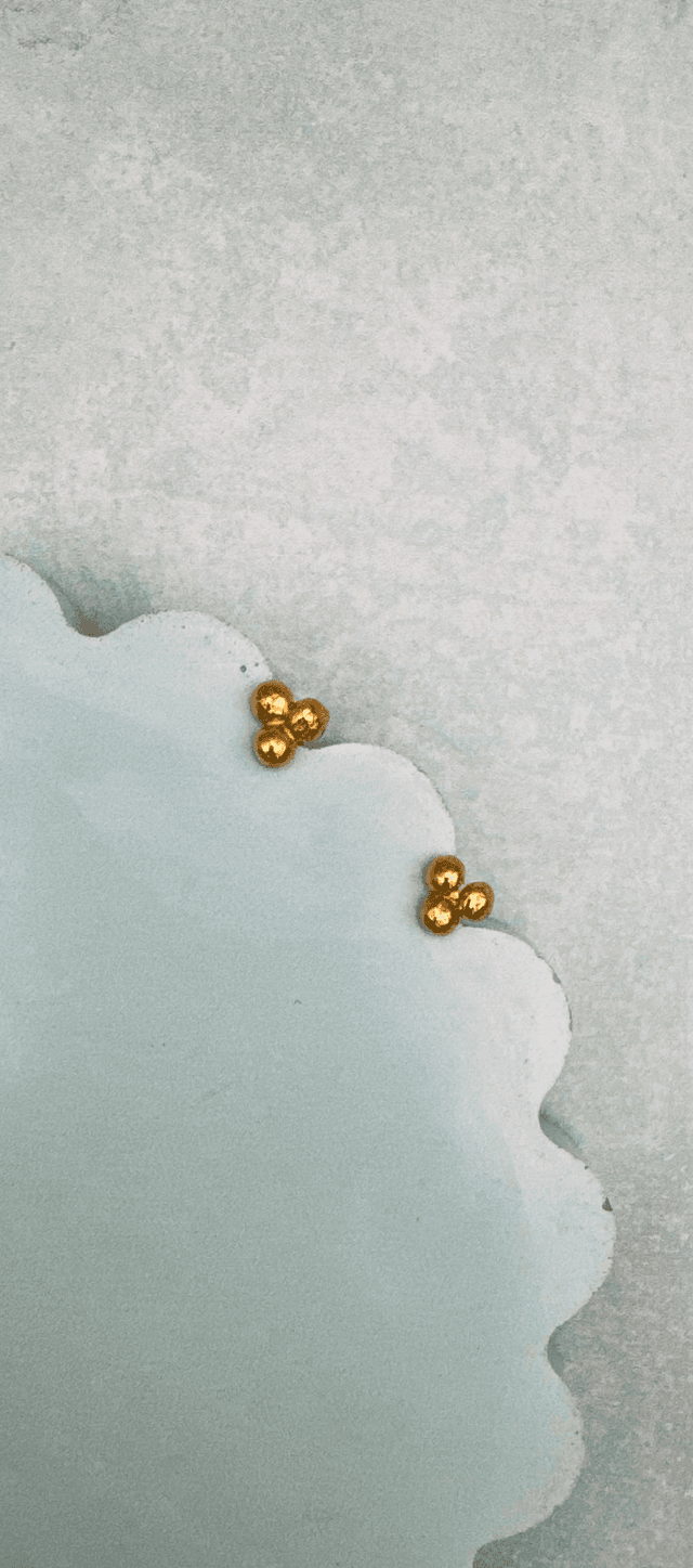 Gold Fused Studs
